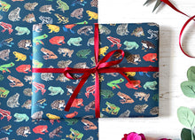 Load image into Gallery viewer, Frog Wrapping Paper
