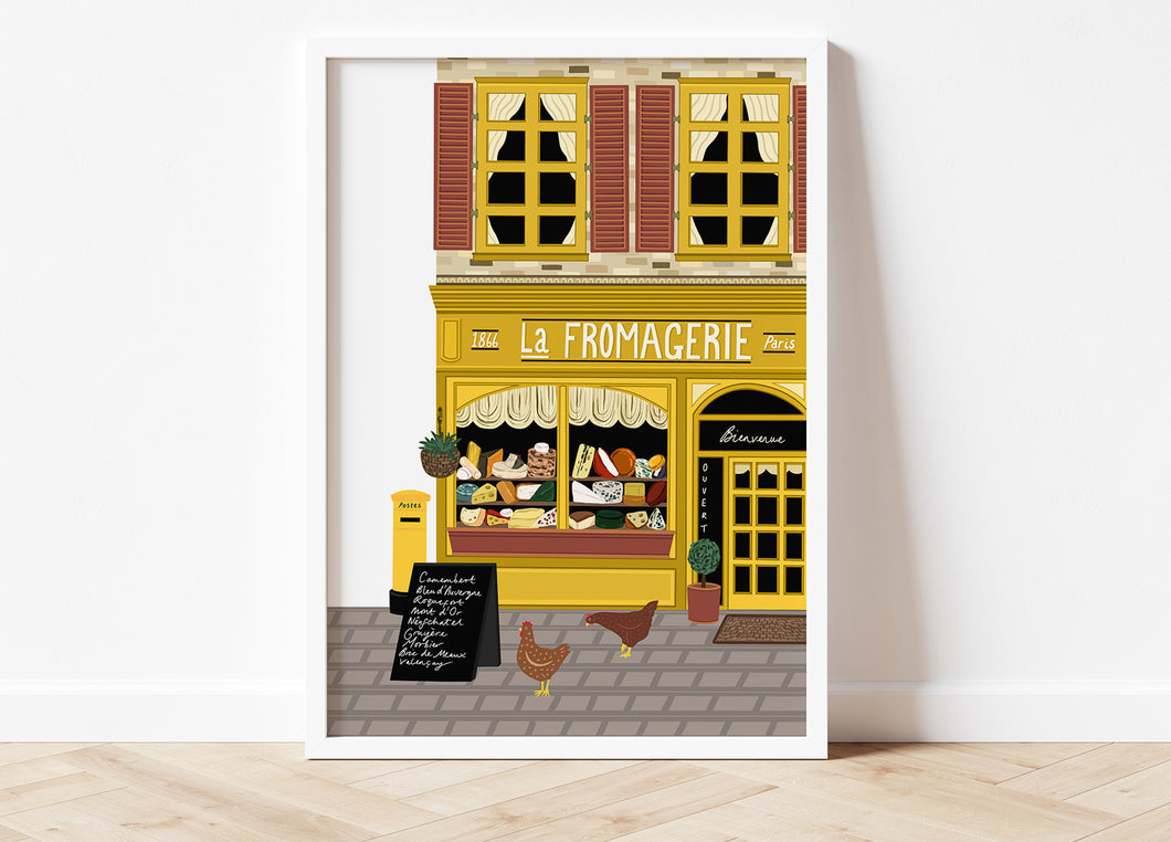 Fromagerie Shop Front Print
