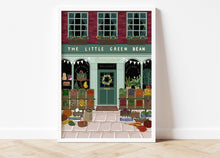 Load image into Gallery viewer, The Little Green Bean Greengrocers Print
