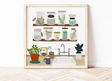 Load image into Gallery viewer, Kitchen Herbs and Spices Print
