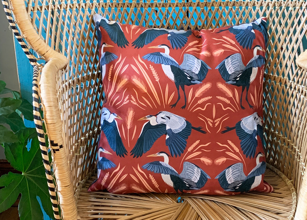 Great Blue Heron Cushion