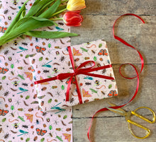 Load image into Gallery viewer, Insects Wrapping Paper
