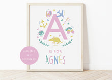 Load image into Gallery viewer, Personalised Children&#39;s Name Print
