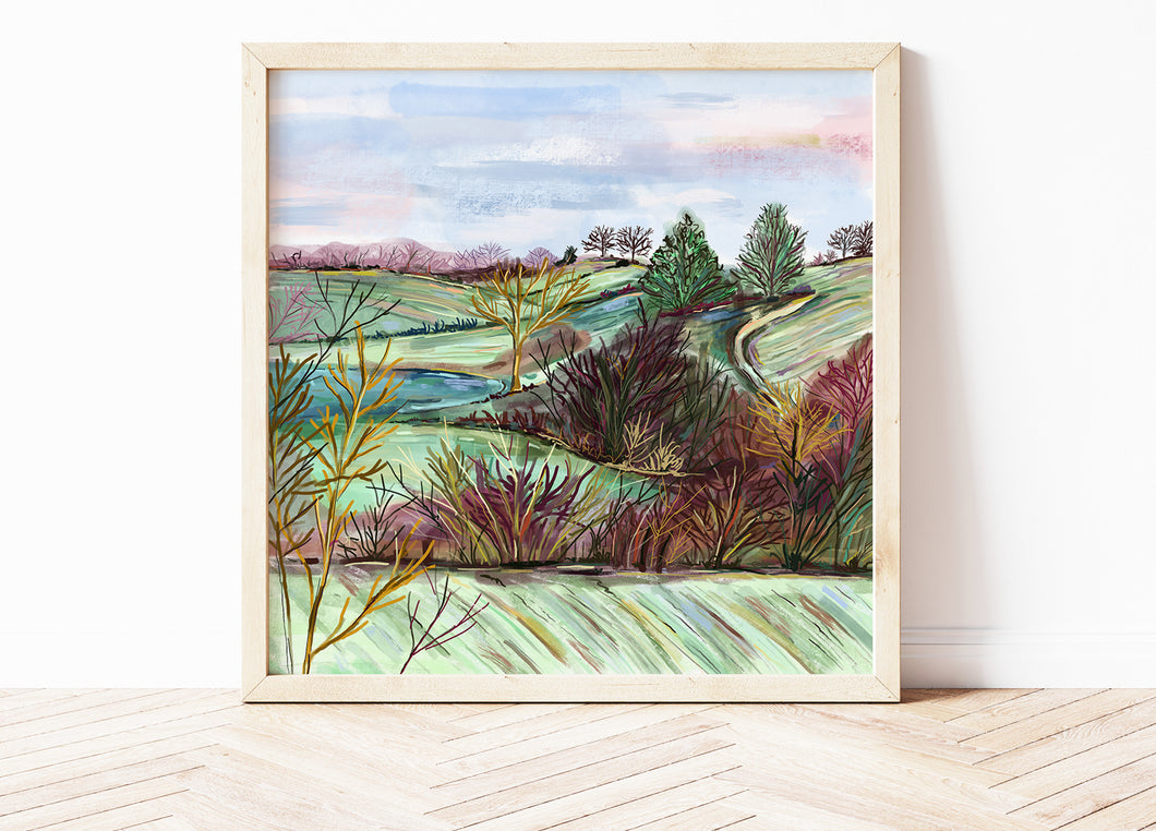 Rural Landscape Print
