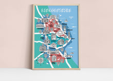 Load image into Gallery viewer, Lincolnshire Illustrated Map
