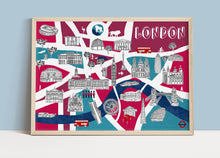 Load image into Gallery viewer, London Illustrated Map
