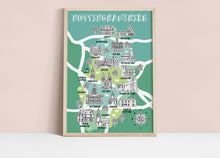 Load image into Gallery viewer, Nottinghamshire Illustrated Map
