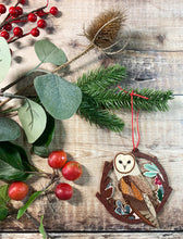 Load image into Gallery viewer, Owl Christmas Tree Decoration
