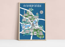 Load image into Gallery viewer, Oxfordshire Illustrated Map
