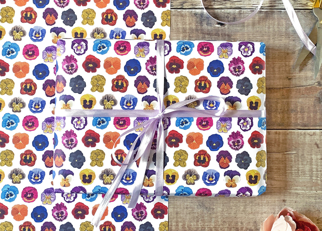 Pansy Gift Wrap
