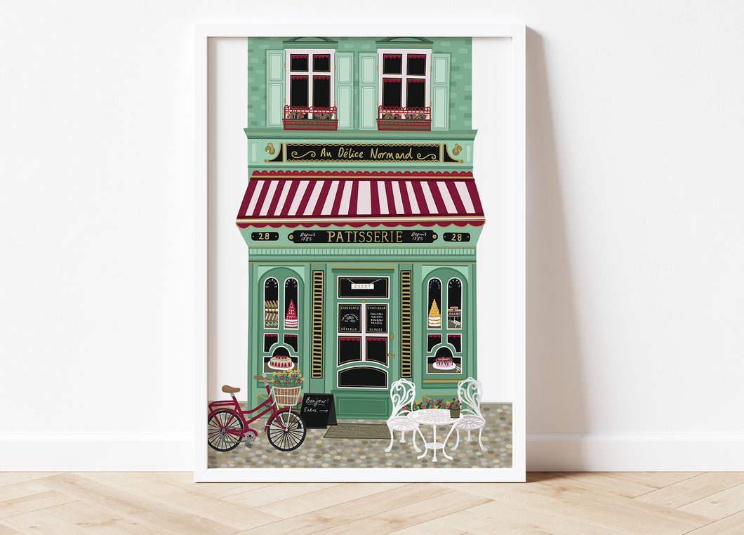 Patisserie Shop Front Print