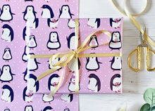 Load image into Gallery viewer, Penguin Wrapping Paper
