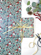 Load image into Gallery viewer, Robin Christmas Wrapping Paper
