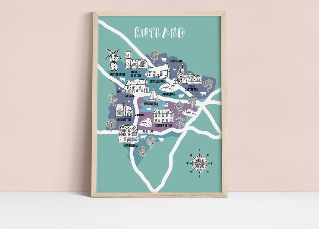 Rutland Illustrated Map