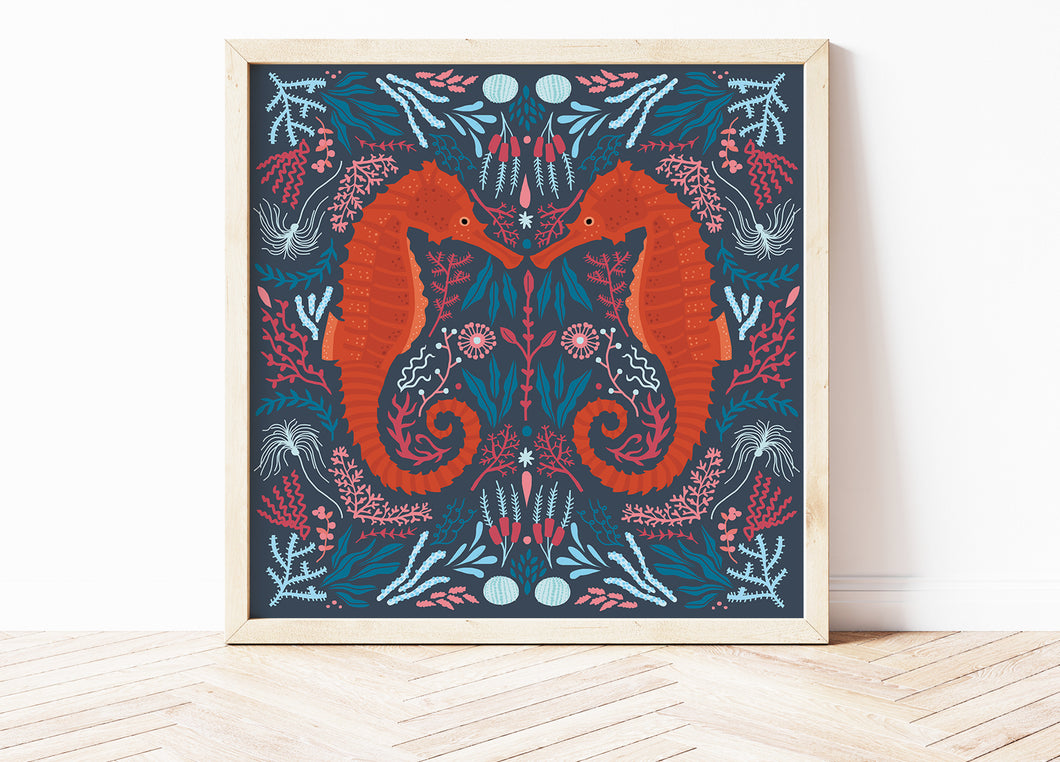 Seahorse Print