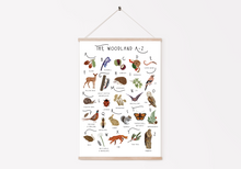Load image into Gallery viewer, A-Z Woodland Poster
