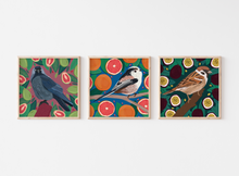 Load image into Gallery viewer, Long-tailed Tit and Grapefruit Print
