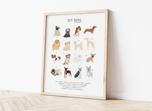 Load image into Gallery viewer, Toy Dog Breeds Print
