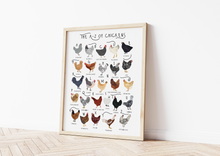 Load image into Gallery viewer, A-Z of Chickens Poster
