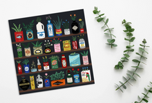 Load image into Gallery viewer, Kitchen food Packaging &amp; Plants Print
