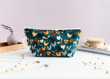 Load image into Gallery viewer, Chicken Print Cosmetic Bag
