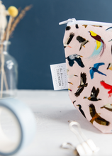 Load image into Gallery viewer, Bird Print Cosmetic Bag
