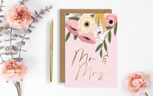 Load image into Gallery viewer, Mr &amp; Mrs Wedding Card
