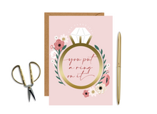 Load image into Gallery viewer, You Put A Ring on It Card
