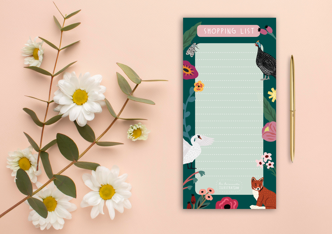 Shopping List Notepad