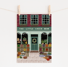 Load image into Gallery viewer, The Little Green Bean Greengrocers Print
