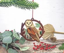 Load image into Gallery viewer, Owl Christmas Tree Decoration
