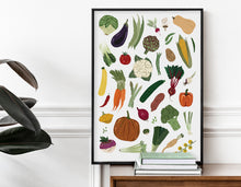 Load image into Gallery viewer, Vegetable Larder Print
