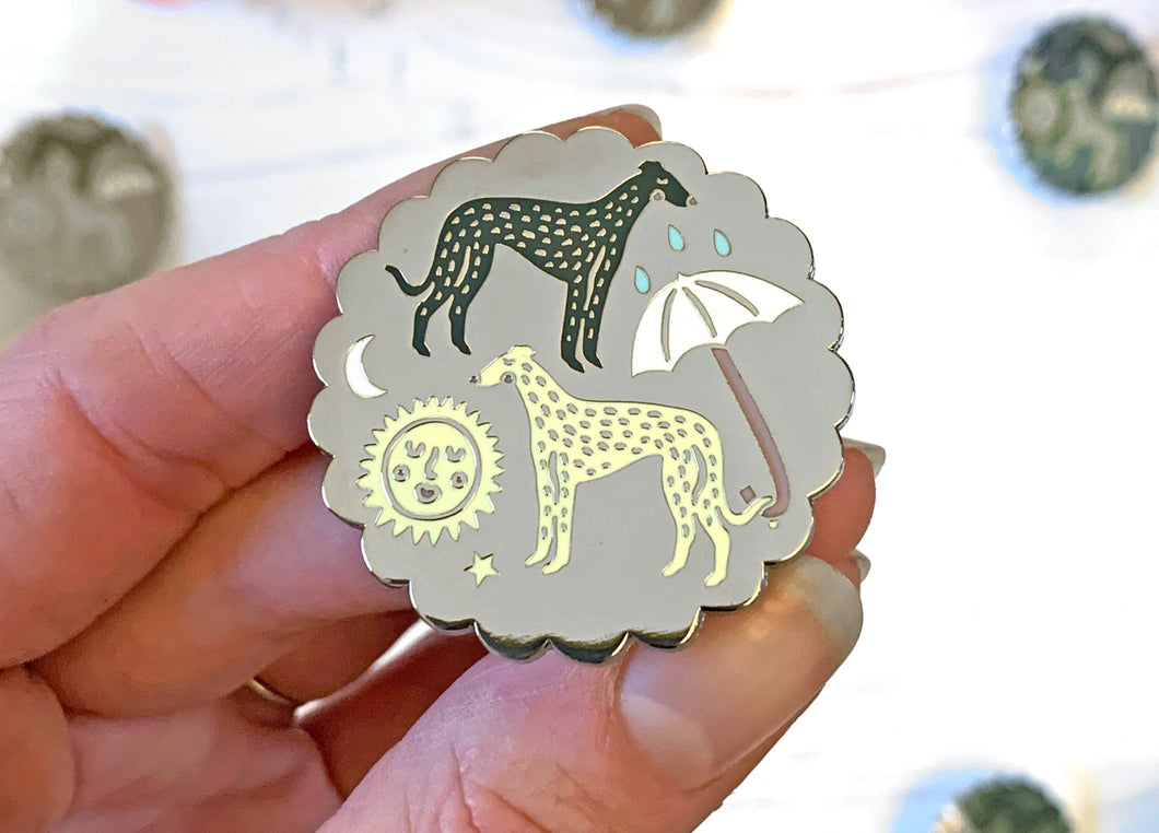 The Whippets Enamel Pin Badge