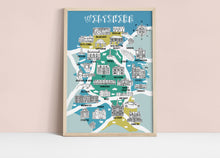 Load image into Gallery viewer, Wiltshire Illustrated Map
