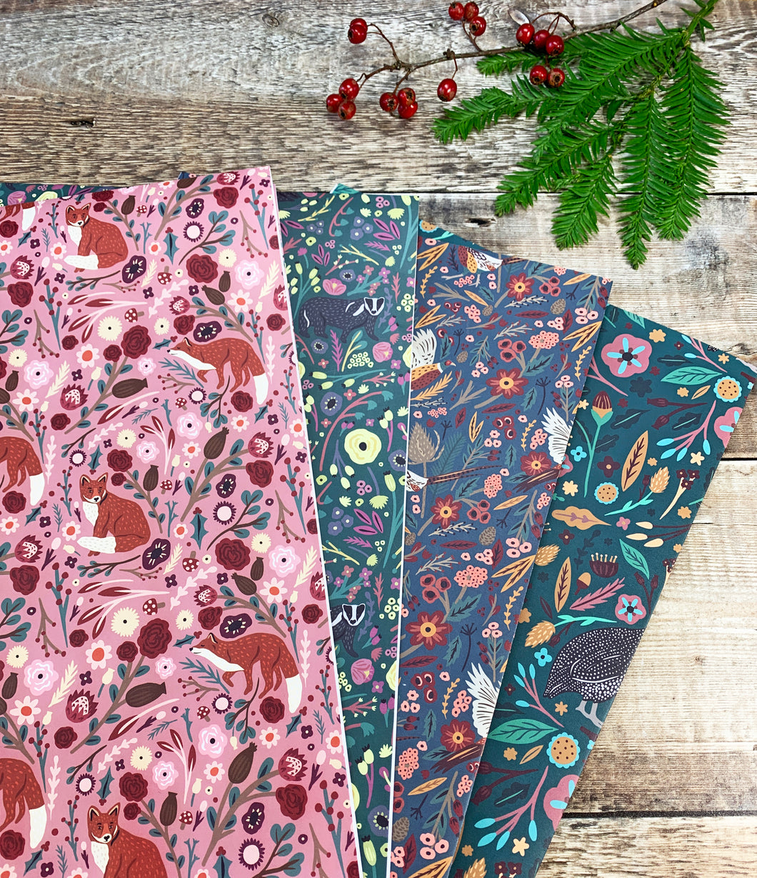 Autumn/Winter Wrapping Paper Set