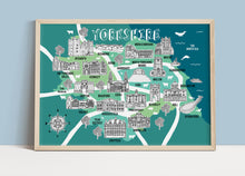 Load image into Gallery viewer, Yorkshire Illustrated Map
