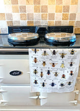 Load image into Gallery viewer, A-Z of Bees Tea Towel
