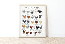 Load image into Gallery viewer, A-Z of Chickens Poster
