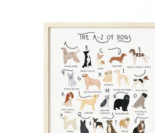 Load image into Gallery viewer, A-Z of Dogs Poster
