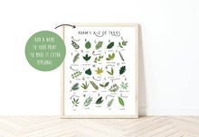 Load image into Gallery viewer, A-Z of Trees Poster
