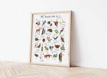 Load image into Gallery viewer, A-Z Woodland Poster
