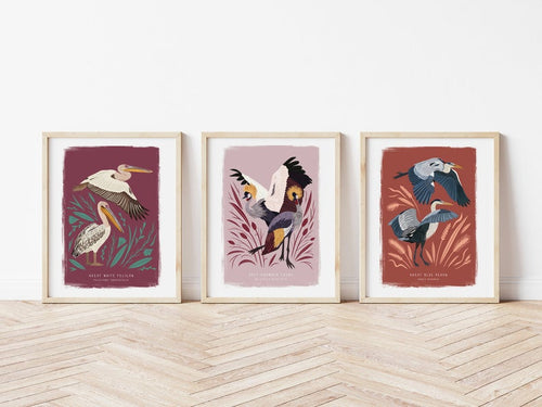 Mix and Match Any 3 Bird Prints