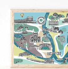 Load image into Gallery viewer, Bath Illustrated Map
