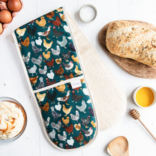 Load image into Gallery viewer, Chicken Print Oven Gloves

