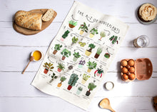 Load image into Gallery viewer, A-Z of Houseplants Tea Towel
