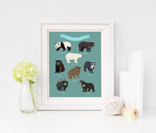 Load image into Gallery viewer, Bears of the World Print
