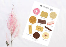 Load image into Gallery viewer, British Biscuits Print
