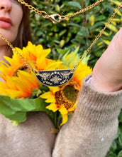 Load image into Gallery viewer, Bumble Bee Enamel Necklace
