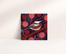 Load image into Gallery viewer, Chickadee and Pomegranates Card
