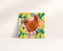 Load image into Gallery viewer, Chicken and Bananas Card
